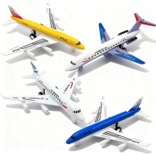 AirPlane Toys-4 Piece Pull Back Plane Toys Set - Diecast Aeroplane Model Age 2+ for Boys & Girls, Easy to Play Christmas & Birthday Gifts