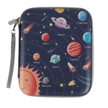 Card Case Card Holder - 80 Pockets Card Binder Folder with Zipper, Portable Card Holder Compatible with 2.3 * 3.4 Inch Yoto Card