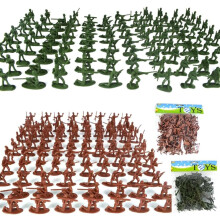 200 PCS Toy Soldiers, Army Men Playset Soldier Action Figures with Weapon Army Toys Set Gift for Boys Military Collectors Display Cake Toppers for
