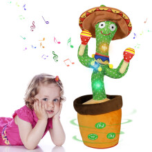MeHoo Dancing Talking Singing Cactus Toy, Repeats What You Say for Kids