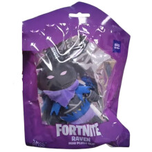 Fortnite 4" 10cm Super Soft Gift Quality Plush Bagclip - Raven