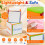 2 Pack 10cm Foam Dice DIY Pocket Cubes 3