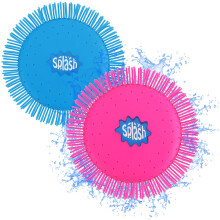 COM-FOUR 2x water frisbee, water throwing disc made of foam and silicone