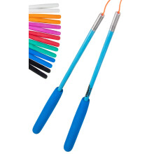 Juggle Dream SuperGlass Fibre Diabolo Handsticks with String - these Juggling Diablo Hand Sticks are Designed for Grinds and Stick Releases (Blue)