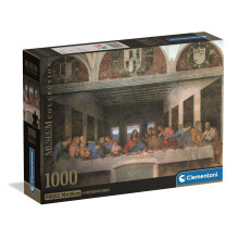 Clementoni Puzzle 1000 pieces, Museum Collection The Last Supper, Puzzle for Adults 14-99 Years, Compact box, Made in Italy, 39965