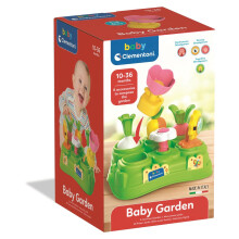Clementoni- Baby Gardening Set: Sensory Play for Toddlers, 6 colourful Pieces (Flowers & Vegetables), Eco-Friendly