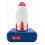 LEXIBOOK, Rocket Nightlight Alarm Clock, RL800SPCLXB 3