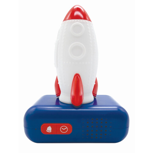LEXIBOOK, Rocket Nightlight Alarm Clock, RL800SPCLXB 2