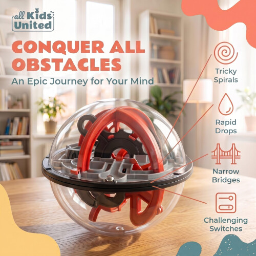 GOODS+GADGETS 3D Ball Labyrinth Maze Puzzle - Skill Game Junior 2