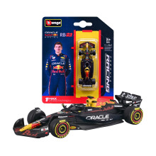 Bburago - F1 Red Bull Racing RB21 2025#1 Max Verstappen, 1:64 Scale Diecast Car, Detailed Formula 1 Single-Seater Replica, Official Colours