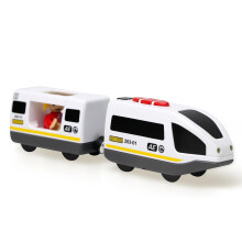 EVERGD Electric Train Set for Kids, Magnetic Martin Battery Powered Powerful Engine Locomotive Train Set Educational RC Train Model for Wooden Track