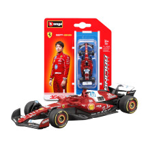 Bburago - F1 Ferrari SF-25#16 Charles Leclerc 2025, 1:64 Scale Diecast Car, Detailed Formula 1 Single-Seater Replica, Official Ferrari Licence