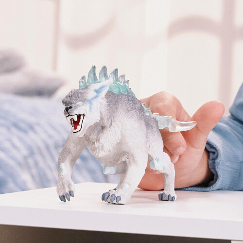 Schleich Figur - SCHLEICH - 70856 - Eisluchs - Eldrador Kreaturen - Ab 4 Jahren - Handbemalt 2