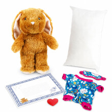 Casdon Build-A-Bear Mini Bunny Friend & Outfit, 9 Inch