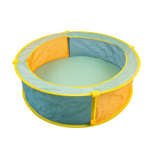 Activo Pop Up Ball Pit for Babies & Toddlers 12+ Months - Quick Pop-Up Setup, Easy Storage, Vibrant Orange, Blue & Green Colours