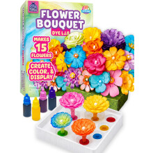 DIY Flower Bouquet Dye Lab, Science Experiments Flower Craft Kits for Kids
