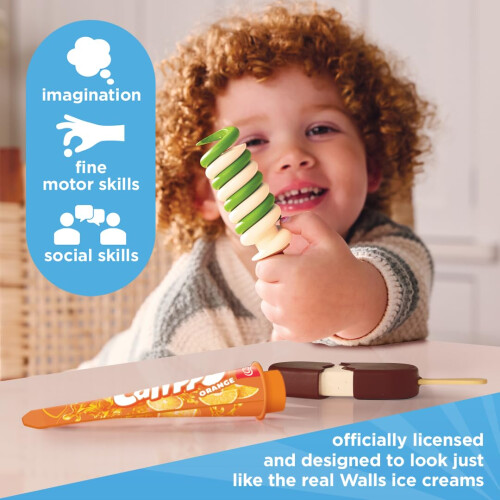 Casdon Casdon Walls Play Ice Cream Set, 5 Pack, Ages 2+ 1