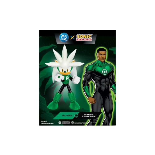 Sonic The Hedgehog DC x Sonic Silver as Green Lantern 5" Action Figure 2