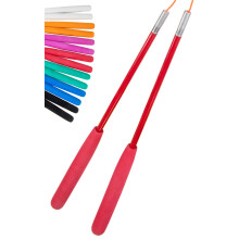 Juggle Dream SuperGlass Fibre Diabolo Handsticks with String - these Juggling Diablo Hand Sticks are Designed for Grinds and Stick Releases (Red)