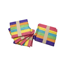 Wood Craft | Lollipop Sticks | Wooden Popsicle Sticks | Assorted Colours | Pack of 1000
