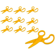 Plastic Dough Scissors | Straight Cut | Pack of 10