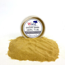 WWScenics Desert Sand | 180ml Tub | Wargame Scenery & Basing Material