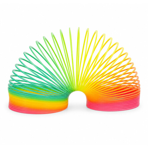 D.A.Y. Republic Large Colourful 13cm Rainbow Spring, Lucky Dip Prizes