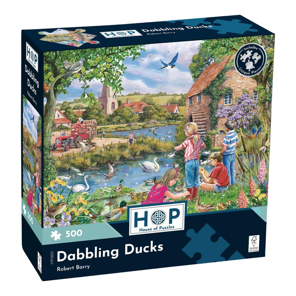 House of Puzzles ""Dabbling Ducks""   500pc Jigsaw Puzzle - Image 6