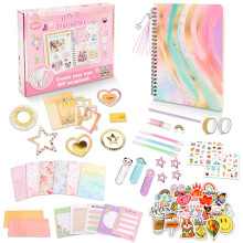 OWill Kids Journal Diary for Girls, DIY Craft Toy Gifts for Girls Age 5-12, Girls Kids Toys Pink Journal 5-12 Year Old Girls Toys Birthday Presents