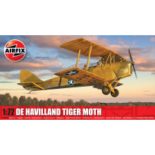 Airfix Standard Model Set - A02106A de Havilland Tiger Moth Model Building Kit