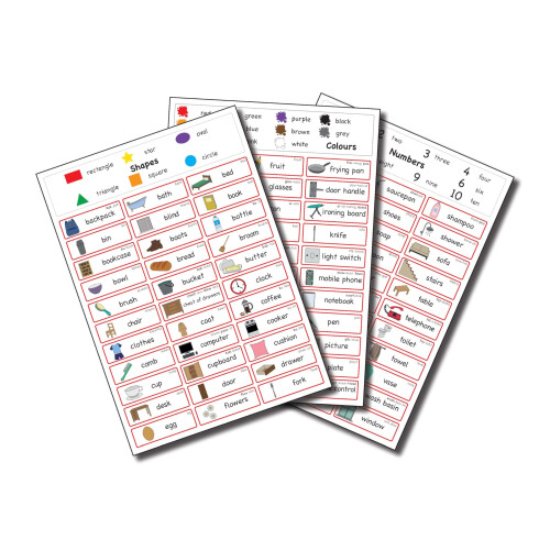 Language Learning Stickers - Educational Stickers to Learn English for Kids & Beginners 1