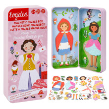 Magnetic Puzzle Box for Kids Ages 3-5, Princess Travel Puzzle Game