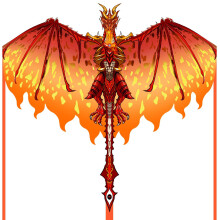 Dragon Kite for Kids & Adults, Easy to Fly Beach Kite for Beginners