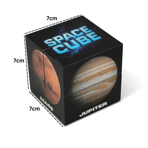 Space Cube | Foldable Solar System Cube with 8 Planet Illustrations 1