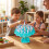 Educational Balance Tree Game Toy Puzzle with Interactive Features, Early Developmental Board Game in Blue 3