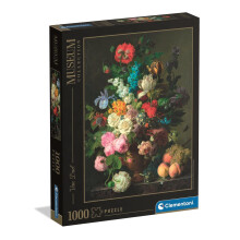 Clementoni Jigsaw Puzzle 1000 pieces, Collection, Museum Collection Bowl of Flowers, Puzzle for Adults 14-99 Years, Made in Italy, 37086