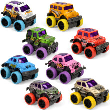 8 Pack Die-cast Mini Monster Truck Set,Die-cast Pull Back Cars for Kids Party Favors,Friction Powered Die-Cast Cars for Toddlers, Boys and Girls
