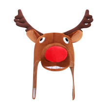 Funny Christmas Hat Headgear Novelty Christmas Reindeer Hat Decoration Hat Christmas Secret Santa Thanksgiving/Xmas Fancy Dress Costume Hat Novelty