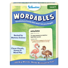 Skillmatics Educational Vocabulary Flash Cards for Kids - Wordables Level 1