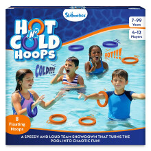 Skillmatics Swimming Pool Toy for Kids - Hot N' Cold Hoops, Fun Diving Game
