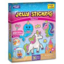 Imagimake DIY Jelly Stickers - Unicorn, 25+ Stickers, Craft for Kids Age 3+