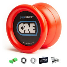 YoyoFactory ONE Yo-Yo - Beginner to Pro Trick Yoyo, 2 Bearings & String