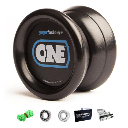 YoyoFactory ONE Yo-Yo - Beginner to Pro Trick Yoyo, 2 Bearings & String