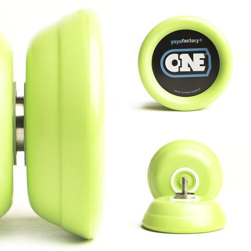 YoyoFactory ONE Yo-Yo - Beginner to Pro Trick Yoyo, 2 Bearings & String 1