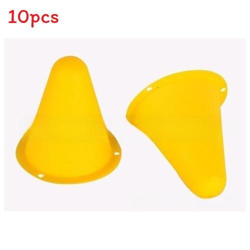 (Yellow)Roller Skating Lane Markers With Soft Plastic Construction And Bright Color Options Rinks For
