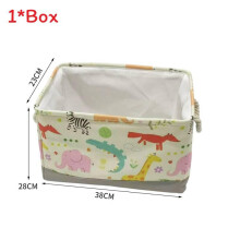 (Green, 30x40x22cm) Room Kids Organizer With Canvas Drawstring Toy Basket For Decor Playroom Storage