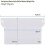 For Plate Reinforcement Curtain Track With 89x50mm Plastic Support For Enhanced Stability 3