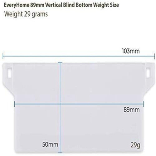 For Plate Reinforcement Curtain Track With 89x50mm Plastic Support For Enhanced Stability 2