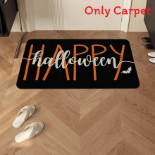 (Style15,50x80cm)Halloween Floor Mat With Nonslip Rubber Back And Linen Surface For Entryway