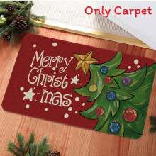 (Style5,40x60cm)Pupazzo di neve natalizio elementi cartone animato tappetino lino per bagno e corridoio